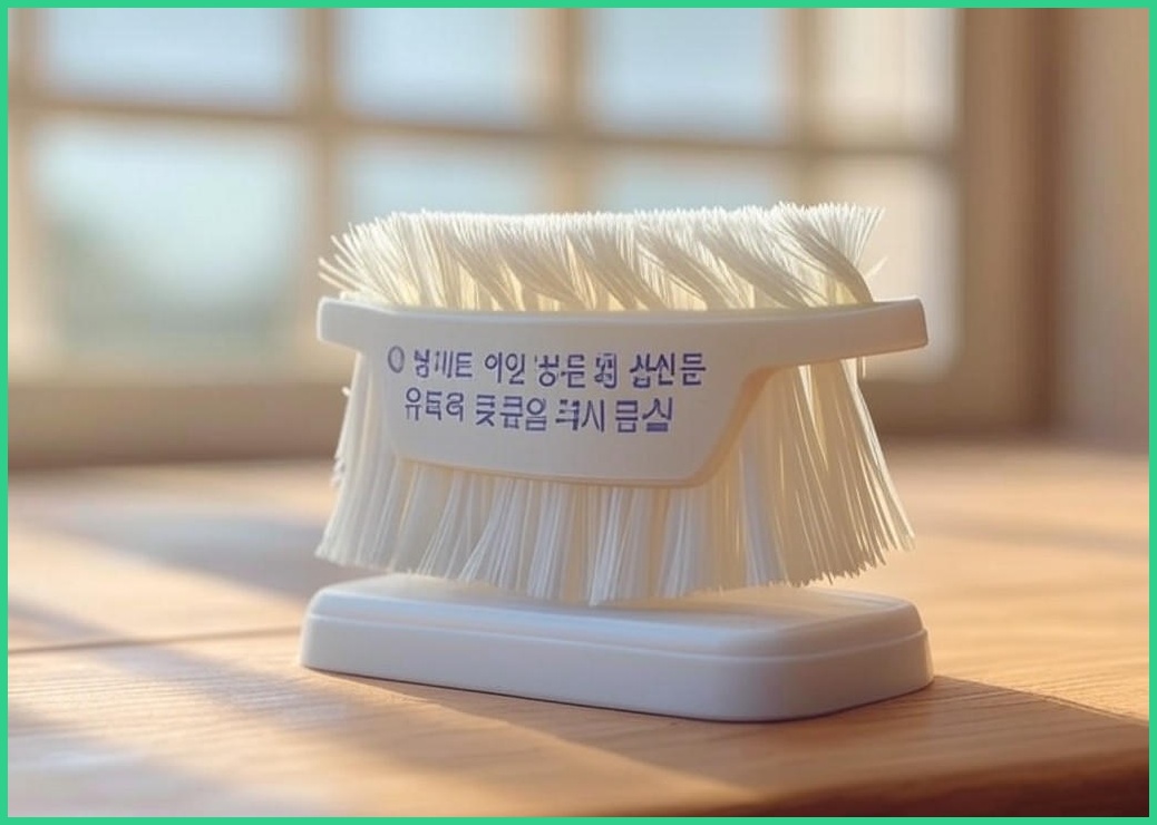 에센토 올인원 방충망 창문 틈새 청소 브러시, 화이트, 1개